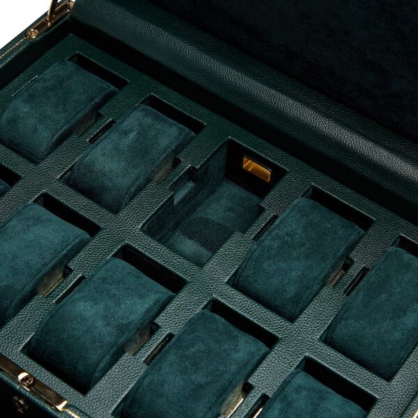 Coffret &agrave; montre British Racing 10 pi&egrave;ces vert